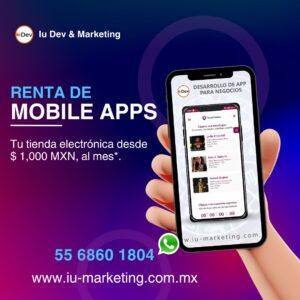 Renta de App tipo Ecommerce y App tipo Sitios Web